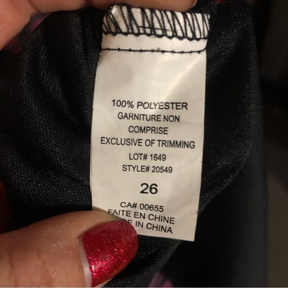 Penningtons Purple Stripe Dress - Picture 4 of 4